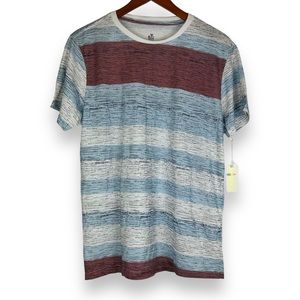 NWT Rio Beach Surf Lovers Strip Tee Shirt Size Medium Mens